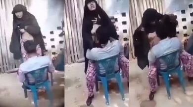 Horny burka muslim girl nai khulle mai lund